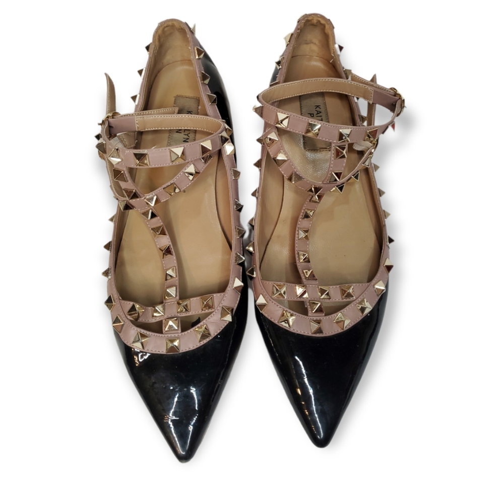 KAITLYN PAN Rockstud Ballerina FLATS